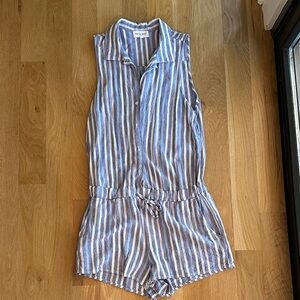 Bella Dahl Sleeveless Striped Romper